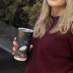 Willie wagtail Australia Tumbler Cup Aussie Bottlebrushes Aboriginal Art - Aussie Hoodie