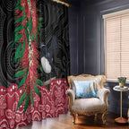 Willie wagtail Australia Window Curtain Aussie Bottlebrushes Aboriginal Art - Aussie Hoodie