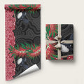 Willie wagtail Australia Wrapping Paper Aussie Bottlebrushes Aboriginal Art - Aussie Hoodie