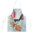 Willie wagtail Australia Apron Banksia Bottlebrushes Watercolor Stylized - Aussie Hoodie
