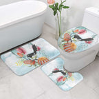 Willie wagtail Australia Bathroom Set Banksia Bottlebrushes Watercolor Stylized - Aussie Hoodie