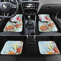 Willie wagtail Australia Car Mats Banksia Bottlebrushes Watercolor Stylized - Aussie Hoodie