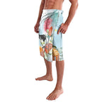 Willie wagtail Australia Lavalava Banksia Bottlebrushes Watercolor Stylized - Aussie Hoodie