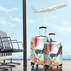 Willie wagtail Australia Luggage Cover Banksia Bottlebrushes Watercolor Stylized - Aussie Hoodie