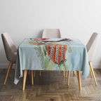 Willie wagtail Australia Tablecloth Banksia Bottlebrushes Watercolor Stylized - Aussie Hoodie