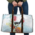 Willie wagtail Australia Travel Bag Banksia Bottlebrushes Watercolor Stylized - Aussie Hoodie