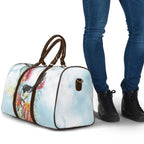 Willie wagtail Australia Travel Bag Banksia Bottlebrushes Watercolor Stylized - Aussie Hoodie
