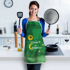 Australia Cocos Keeling Islands Apron Southern Cross Palm Tree Pattern - Aussie Hoodie