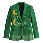 Australia Cocos Keeling Islands Blazer Southern Cross Palm Tree Pattern - Aussie Hoodie
