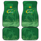 Australia Cocos Keeling Islands Car Mats Southern Cross Palm Tree Pattern - Aussie Hoodie