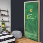 Australia Cocos Keeling Islands Door Cover Southern Cross Palm Tree Pattern - Aussie Hoodie