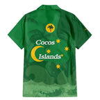 Australia Cocos Keeling Islands Family Matching Mermaid Dress and Hawaiian Shirt Southern Cross Palm Tree Pattern - Aussie Hoodie