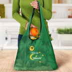 Australia Cocos Keeling Islands Grocery Bag Southern Cross Palm Tree Pattern - Aussie Hoodie