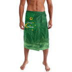 Australia Cocos Keeling Islands Lavalava Southern Cross Palm Tree Pattern - Aussie Hoodie