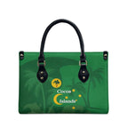 Australia Cocos Keeling Islands Leather Bag Southern Cross Palm Tree Pattern - Aussie Hoodie