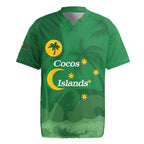 Australia Cocos Keeling Islands Rugby Jersey Southern Cross Palm Tree Pattern - Aussie Hoodie