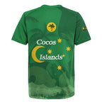 Australia Cocos Keeling Islands Rugby Jersey Southern Cross Palm Tree Pattern - Aussie Hoodie