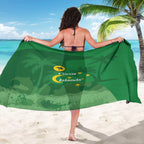 Australia Cocos Keeling Islands Sarong Southern Cross Palm Tree Pattern - Aussie Hoodie
