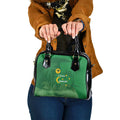 Australia Cocos Keeling Islands Shoulder Handbag Southern Cross Palm Tree Pattern - Aussie Hoodie