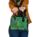 Australia Cocos Keeling Islands Shoulder Handbag Southern Cross Palm Tree Pattern - Aussie Hoodie