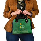 Australia Cocos Keeling Islands Shoulder Handbag Southern Cross Palm Tree Pattern - Aussie Hoodie