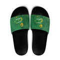 Australia Cocos Keeling Islands Slide Sandals Southern Cross Palm Tree Pattern - Aussie Hoodie
