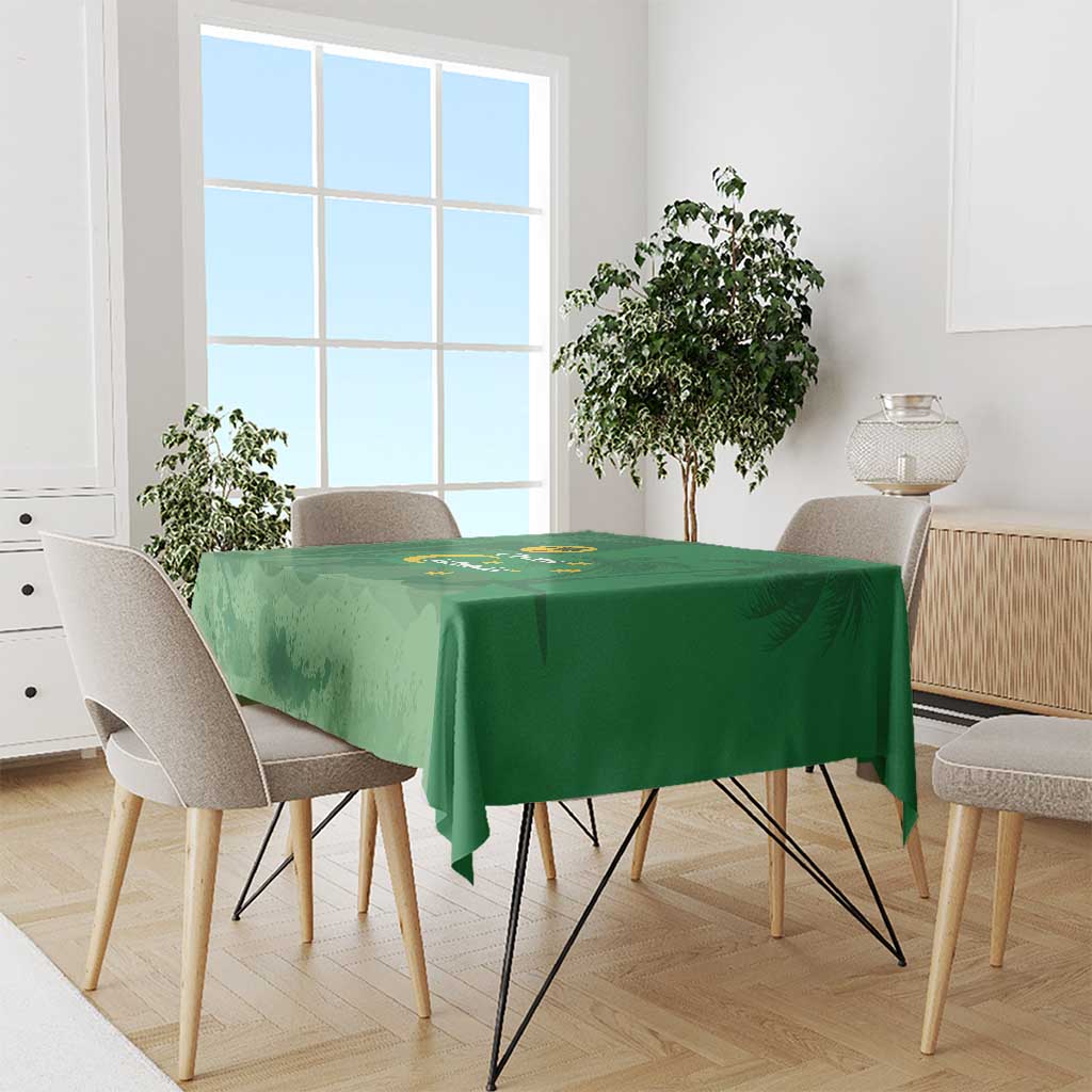 Australia Cocos Keeling Islands Tablecloth Southern Cross Palm Tree Pattern - Aussie Hoodie