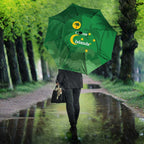 Australia Cocos Keeling Islands Umbrella Southern Cross Palm Tree Pattern - Aussie Hoodie