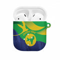 Australia Christmas Island AirPods Case Wilayah Pulau Krismas Flag Color - Aussie Hoodie