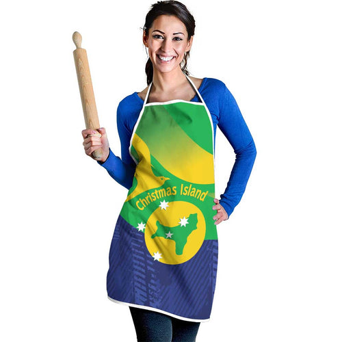 Australia Christmas Island Apron Wilayah Pulau Krismas Flag Color - Aussie Hoodie