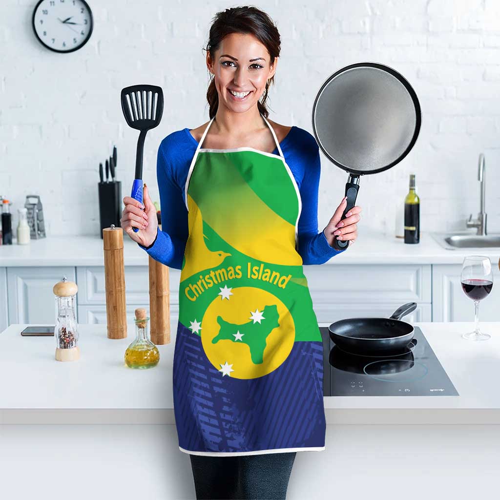 Australia Christmas Island Apron Wilayah Pulau Krismas Flag Color - Aussie Hoodie
