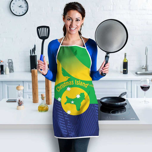 Australia Christmas Island Apron Wilayah Pulau Krismas Flag Color - Aussie Hoodie