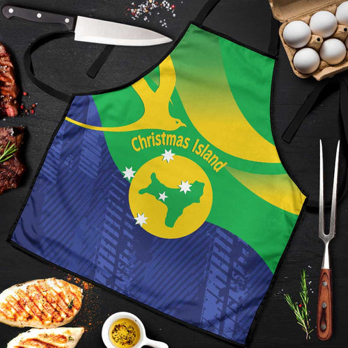 Australia Christmas Island Apron Wilayah Pulau Krismas Flag Color - Aussie Hoodie