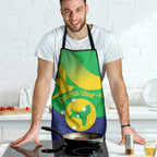 Australia Christmas Island Apron Wilayah Pulau Krismas Flag Color - Aussie Hoodie