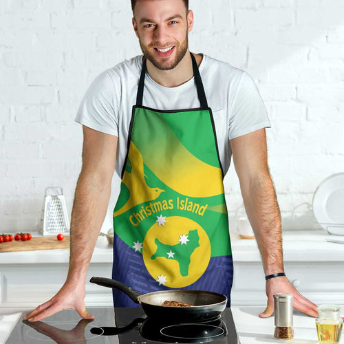 Australia Christmas Island Apron Wilayah Pulau Krismas Flag Color - Aussie Hoodie