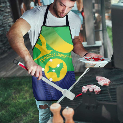 Australia Christmas Island Apron Wilayah Pulau Krismas Flag Color - Aussie Hoodie