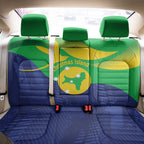 Australia Christmas Island Back Car Seat Cover Wilayah Pulau Krismas Flag Color - Aussie Hoodie