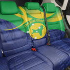 Australia Christmas Island Back Car Seat Cover Wilayah Pulau Krismas Flag Color - Aussie Hoodie