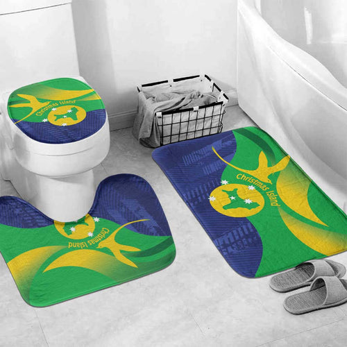 Australia Christmas Island Bathroom Set Wilayah Pulau Krismas Flag Color - Aussie Hoodie
