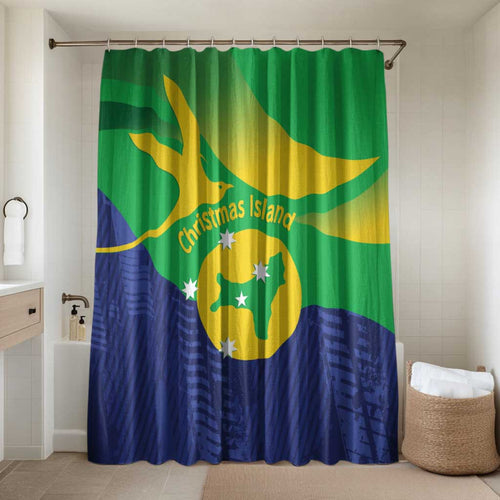 Australia Christmas Island Bathroom Set Wilayah Pulau Krismas Flag Color - Aussie Hoodie