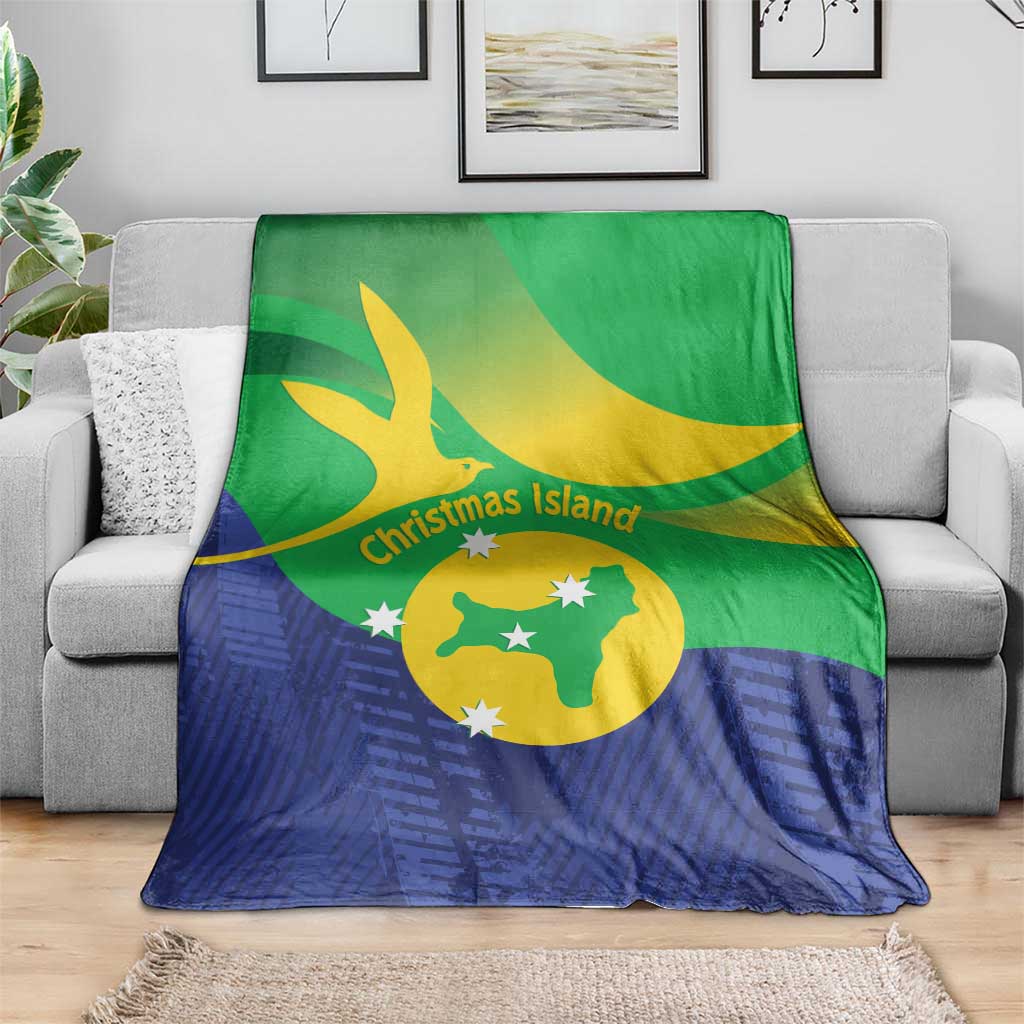 Australia Christmas Island Blanket Wilayah Pulau Krismas Flag Color - Aussie Hoodie