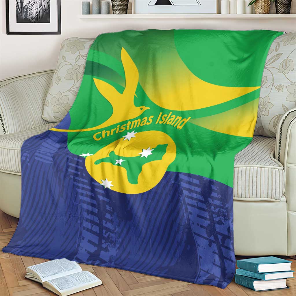 Australia Christmas Island Blanket Wilayah Pulau Krismas Flag Color - Aussie Hoodie