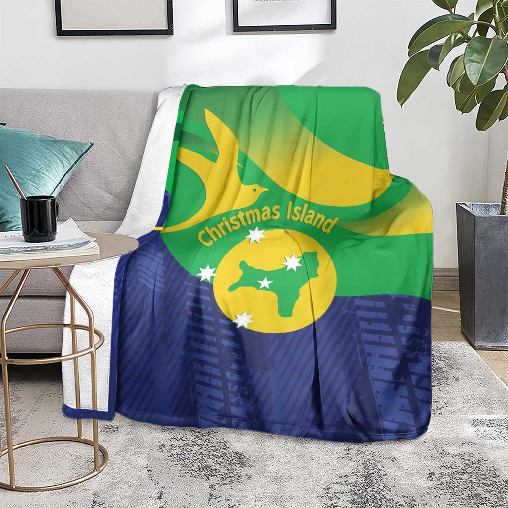 Australia Christmas Island Blanket Wilayah Pulau Krismas Flag Color - Aussie Hoodie
