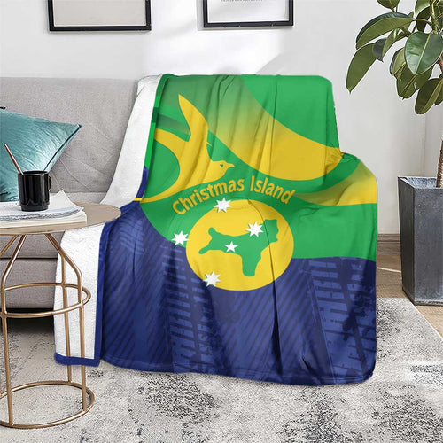 Australia Christmas Island Blanket Wilayah Pulau Krismas Flag Color - Aussie Hoodie