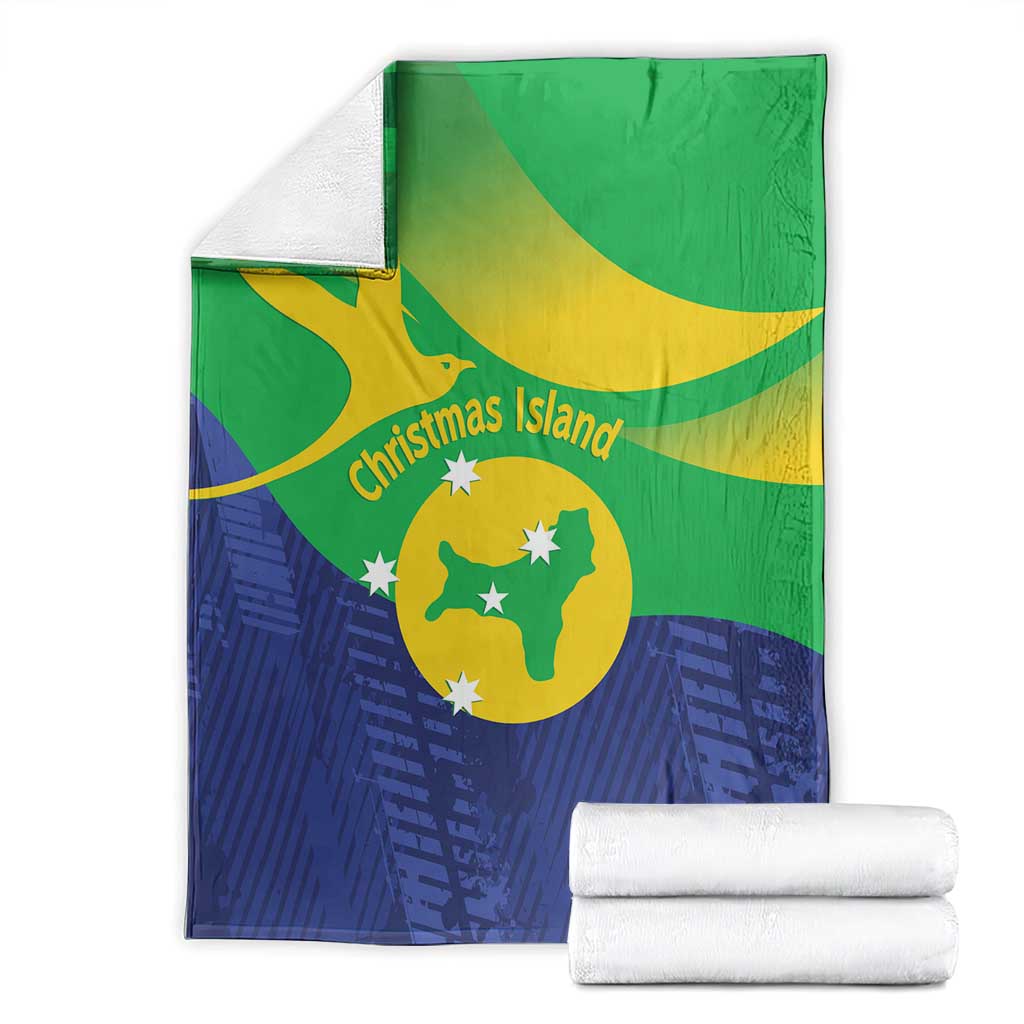 Australia Christmas Island Blanket Wilayah Pulau Krismas Flag Color - Aussie Hoodie