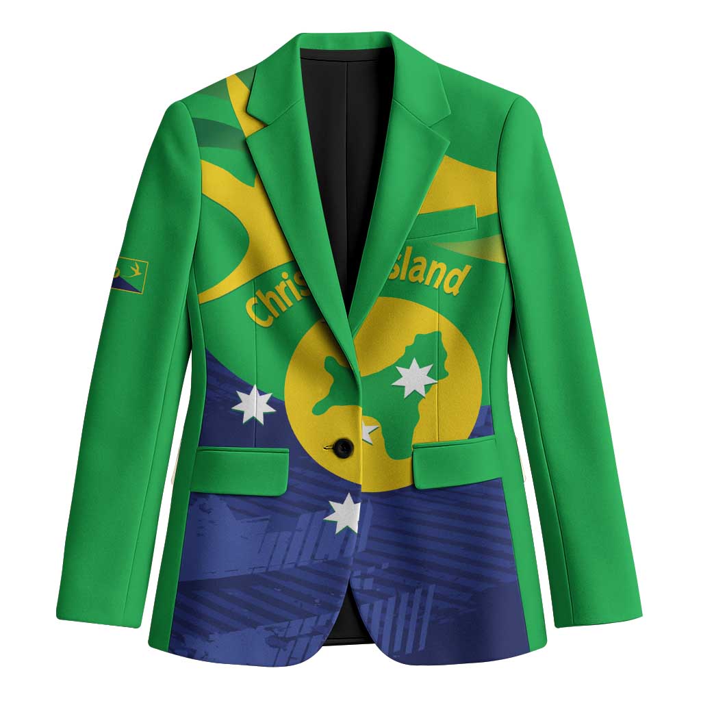 Personalised Australia Christmas Island Blazer Wilayah Pulau Krismas Flag Color - Aussie Hoodie