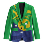 Personalised Australia Christmas Island Blazer Wilayah Pulau Krismas Flag Color - Aussie Hoodie