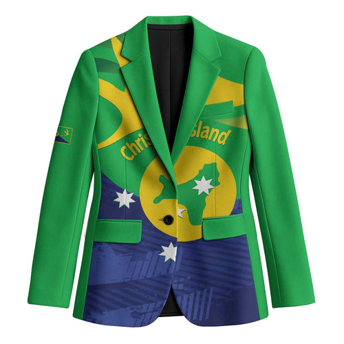 Personalised Australia Christmas Island Blazer Wilayah Pulau Krismas Flag Color - Aussie Hoodie