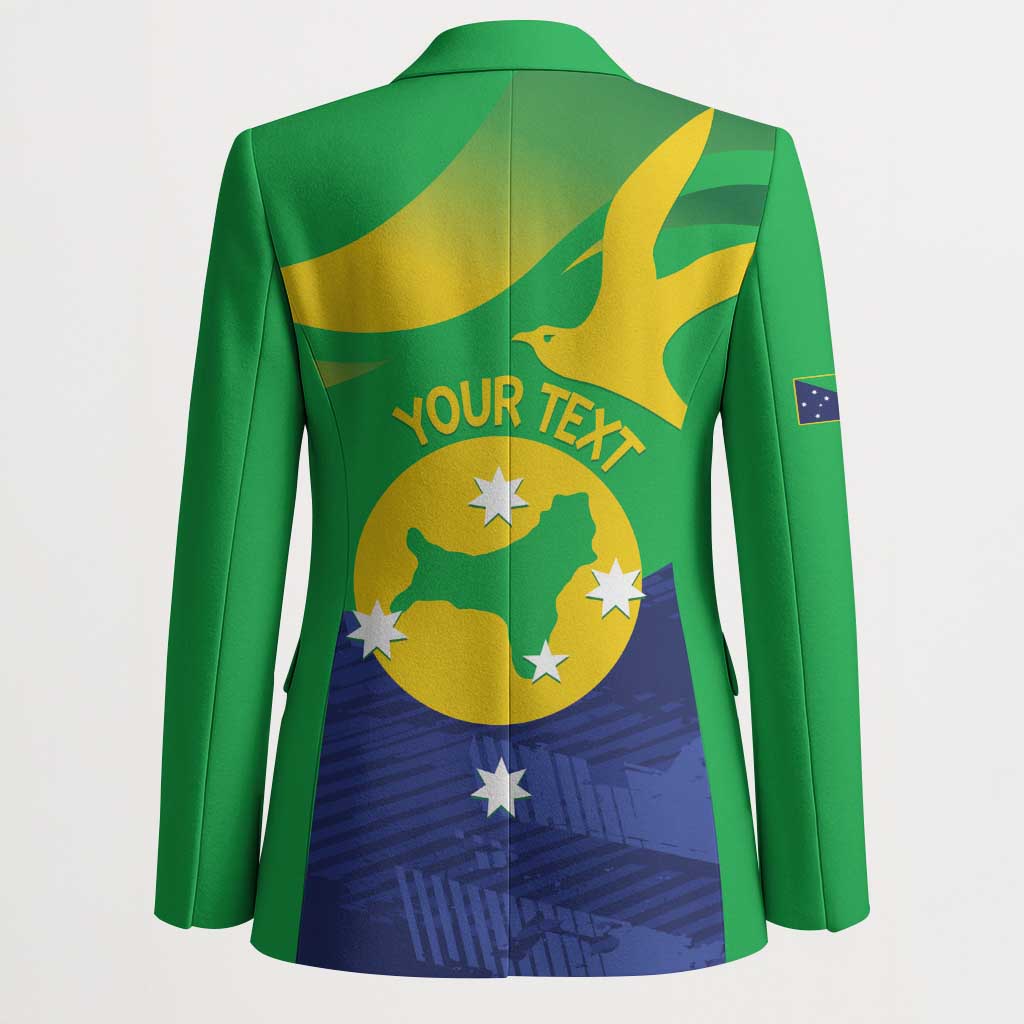 Personalised Australia Christmas Island Blazer Wilayah Pulau Krismas Flag Color - Aussie Hoodie
