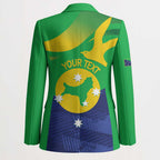 Personalised Australia Christmas Island Blazer Wilayah Pulau Krismas Flag Color - Aussie Hoodie